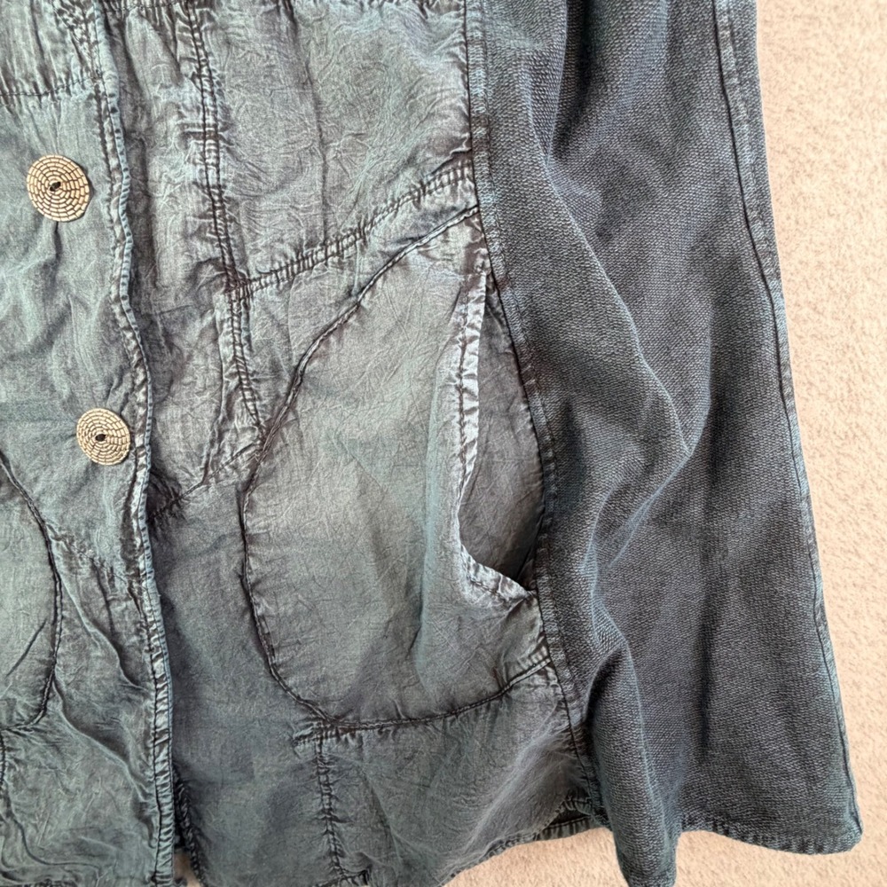 Parsley & Sage Reversible Patchwork Lace Art to Wear‎ Boho Vest XL Festival - Picture 11 of 16